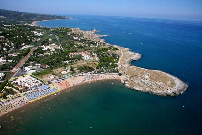 Villaggio vicino Spiaggia di Baia Molinella