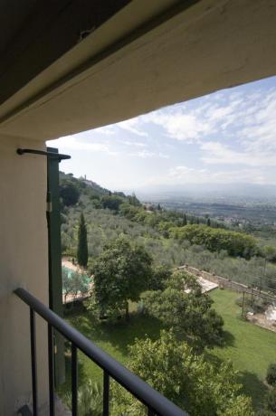 villa a Trevi in Umbria, Panorama