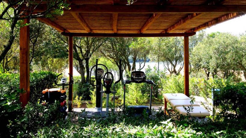 Palestra esterna relais 4 stelle in Sardegna