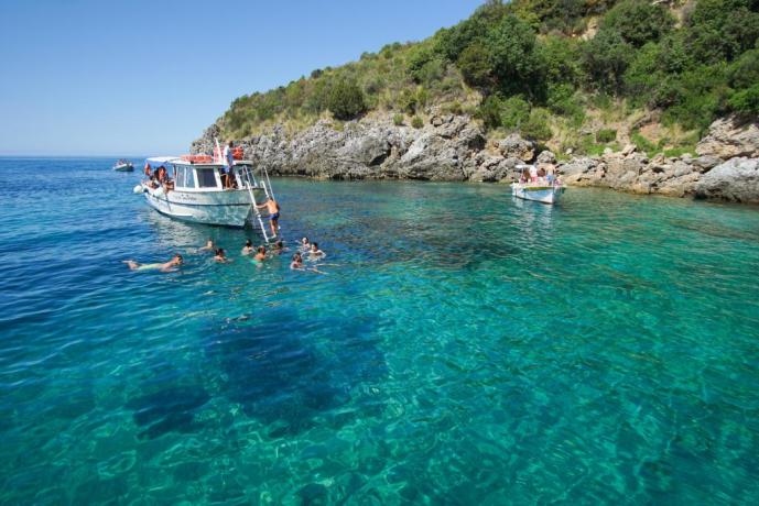 Mare a 200mt dal Residence nel Cilentano 