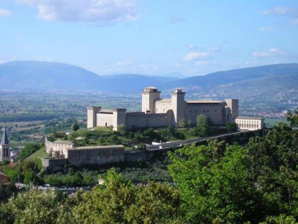 Vista della Rocca di Spoleto 