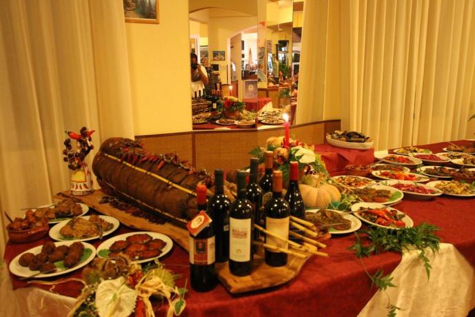 Ottima cucina del posto in Hotel in Calabria