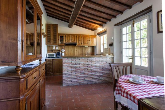 Residence di lusso Cortona con sala da pranzo
