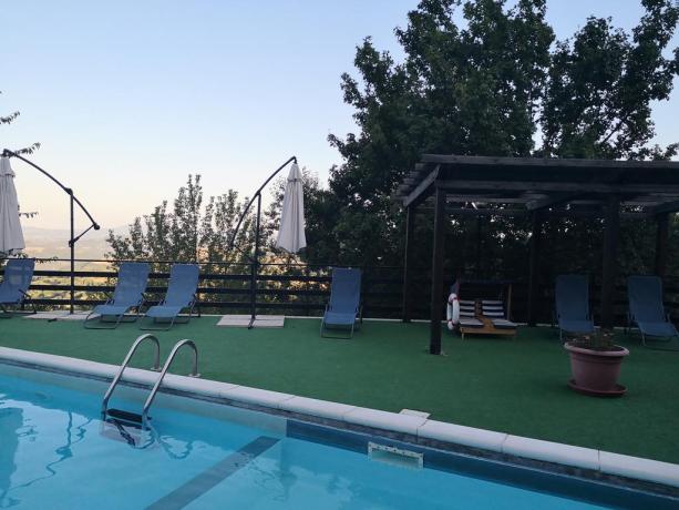 Piscina Panoramica e Solarium sul Monte-Subasio