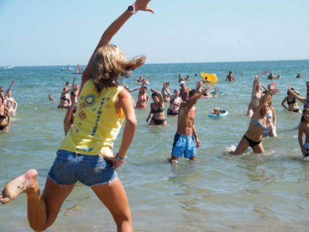 Spiaggia convenzionata con Animazione Marina Centro Rimini