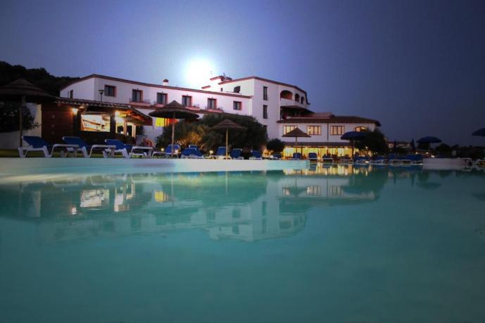 piscina dell'albergo panorama ad olbia