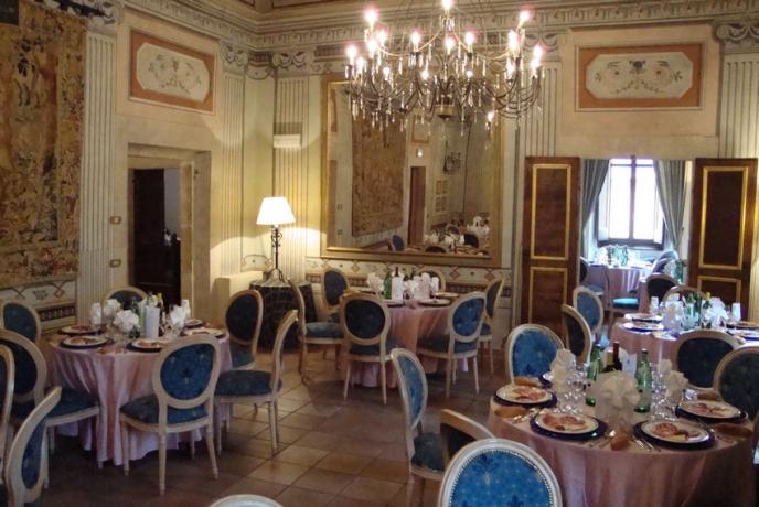 Elegante sala per banchetti