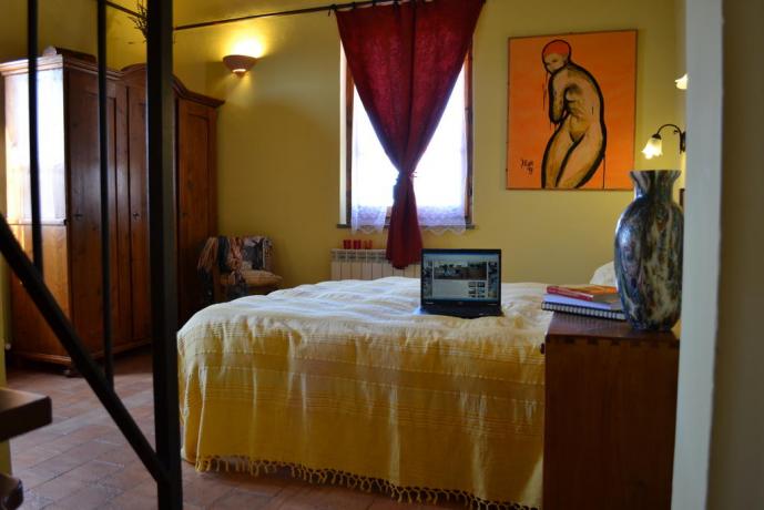 Camere accoglienti ideale per famiglie in Umbria