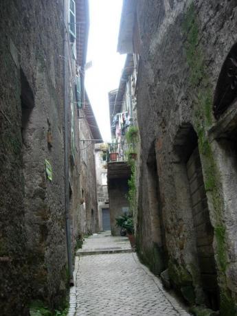 Vicoli caratteristici a Vasanello