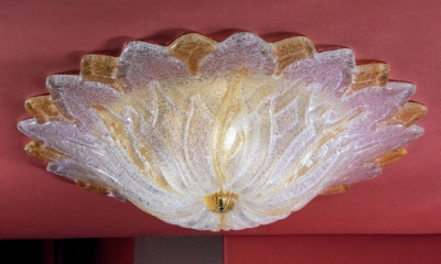 Lampadari, applique, plafoniere, abatjour... ingrosso e produzione ... Plafoniere vetro di murano