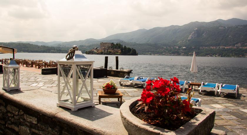 Esterno albergo sul Lago D'Orta