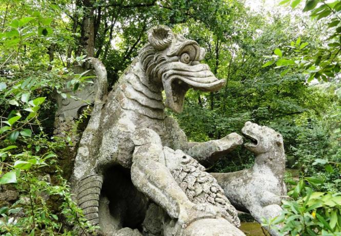 Parco dei Mostri a Bomarzo ideale per famiglie