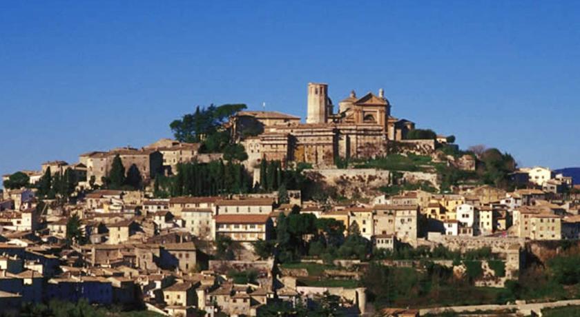 Il paese di Amelia, provincia di Terni