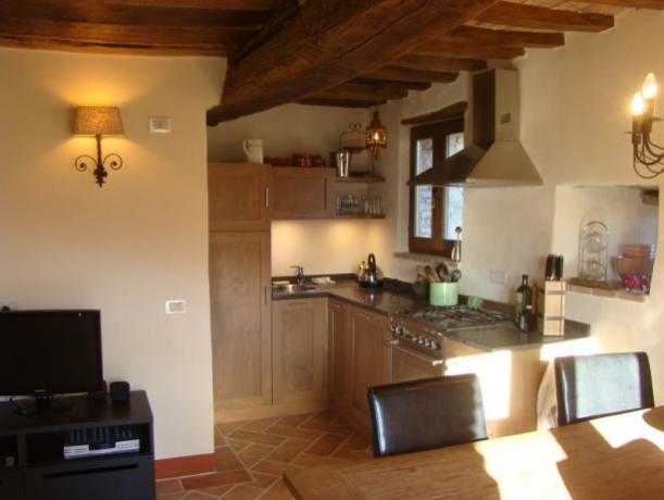 Cucina con Forno e Lavastoviglie Bilocale Campo Colice