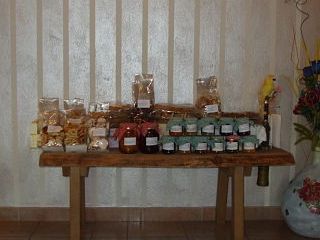Prodotti dell'agriturismo Nuvolino