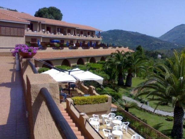 Hotel Residence a Palinuro con vista mare