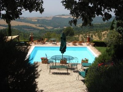 vista piscina dalla residenza 