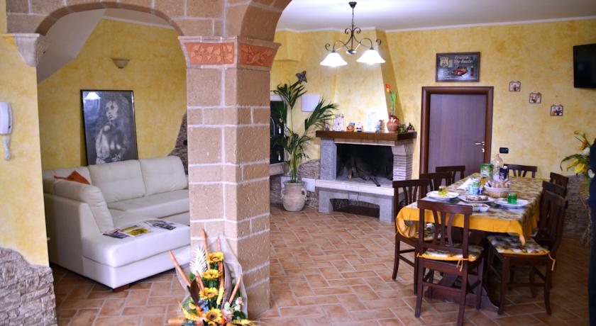 Sala comune B&B a Marta