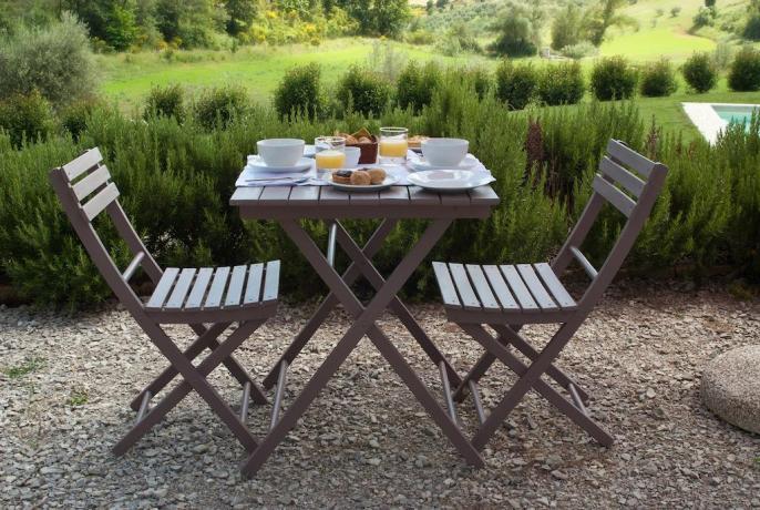 Colazione a buffet a bordo piscina
