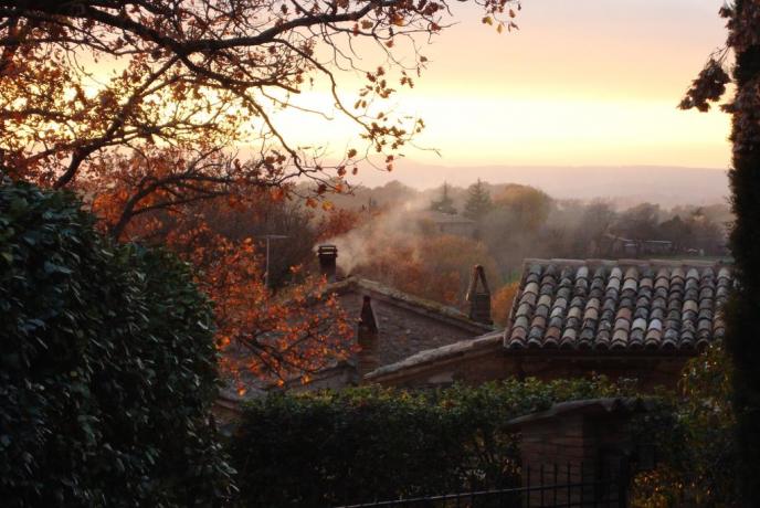 B&B a Massa Martana paesaggio autunnale