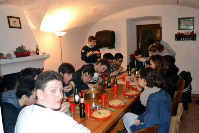 Appartamenti con salone per gruppi nel Lazio