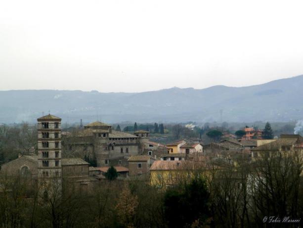 Veduta panoramica di Vasanello nella Tuscia