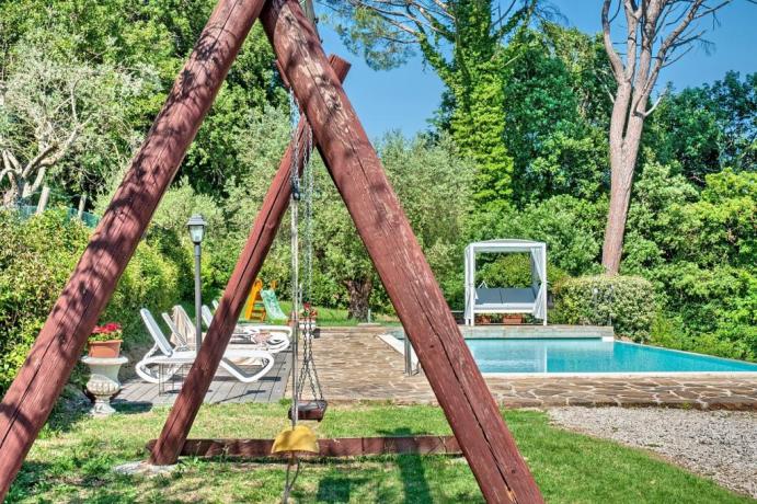 Villa vacanze con piscina Umbria per bambini 