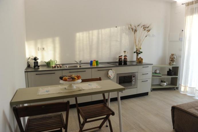 Cucina completa B&B per coppie e famiglie Assisi 