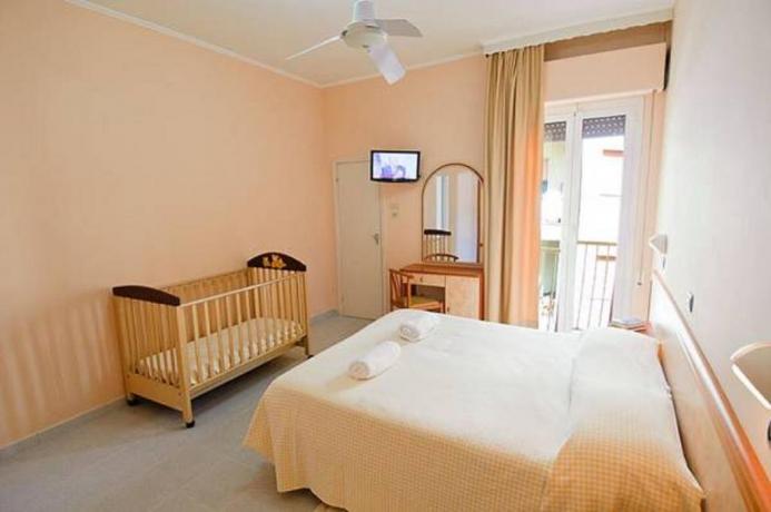 Camere a Silvi mare bandiera blu, letti matrimoniali