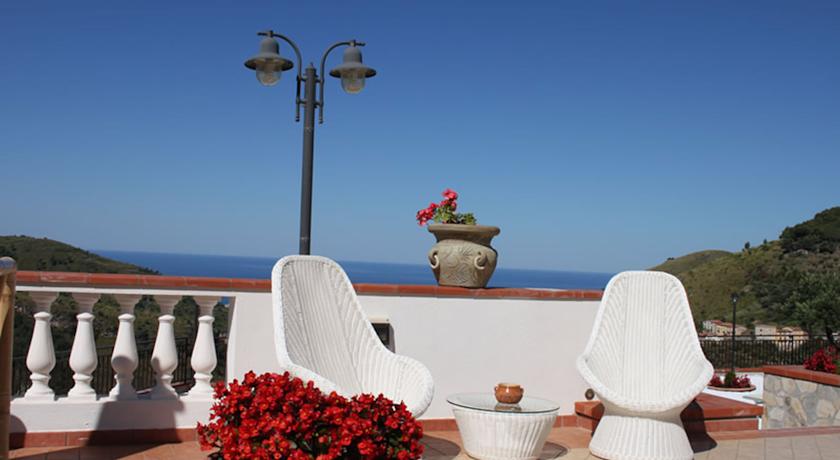 panorama del Mare Tirreno all'Hotel Tortora
