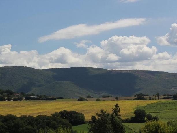 Veduta paesaggio umbro da Todi