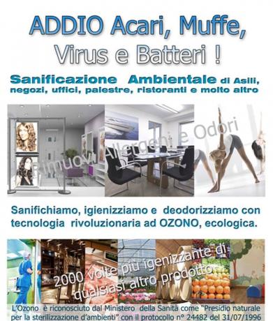 Sanificazione Ambientale Ozono per COVID-19 (Caltagirone-Catania)