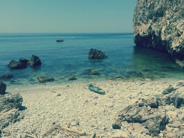 Vista mare e spiaggia nel Lazio
