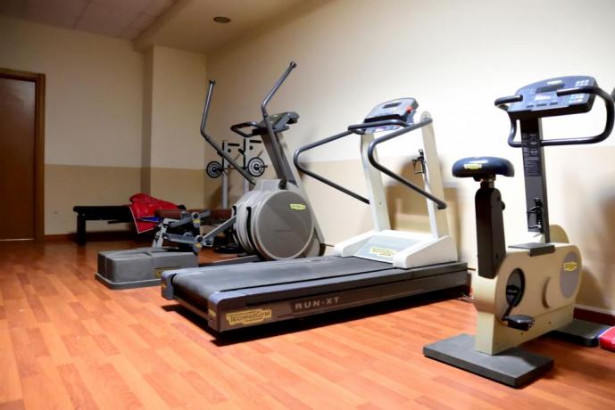 Palestra attrezzata in Hotel 4 stelle vicino Napoli