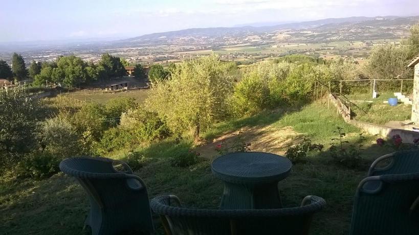 Casale Collelungo vicino Todi con vista vallata umbra