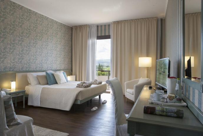Junior suite dell'elegante hotel a Viterbo