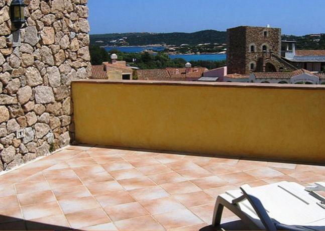 Terrazza panoramica residence vicino Porto Cervo
