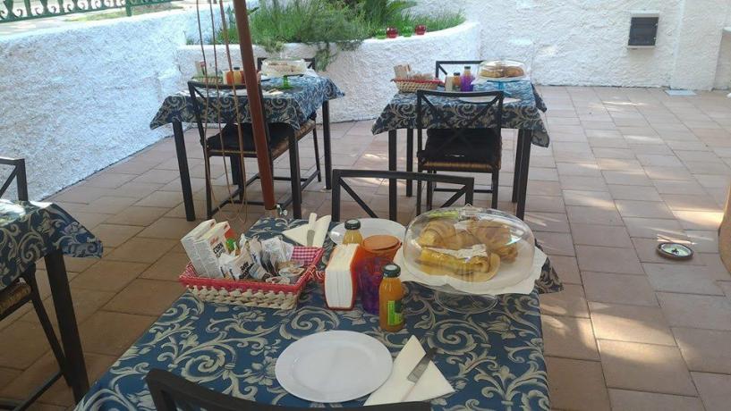 Prima colazione all'aperto
