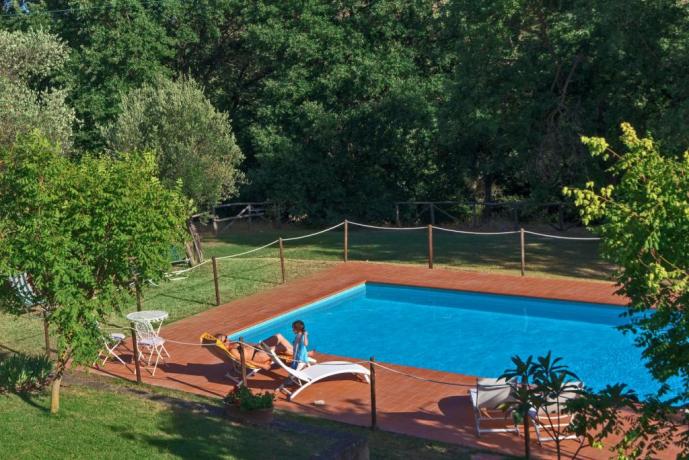 Vacanze in famiglia casale con piscina Castiglione-del-Lago  