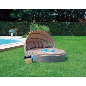 Aloha sofa prendisole a conchiglia.