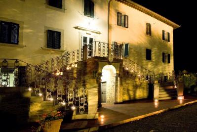 Ingresso del resort e ristorante