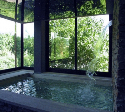 Jacuzzi with panoramic view