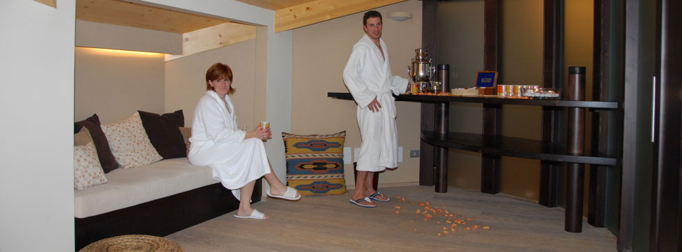 Centro benessere, Albergo sulle Dolomiti