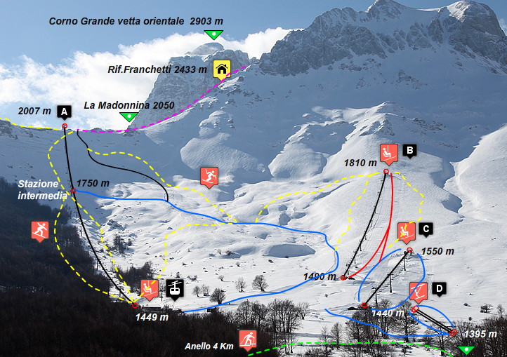 Week End impianti sci Prati di Tivo 