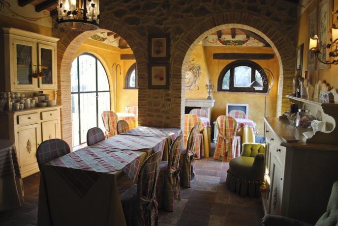Sala Comune in Villa-Chiara in Umbria 
