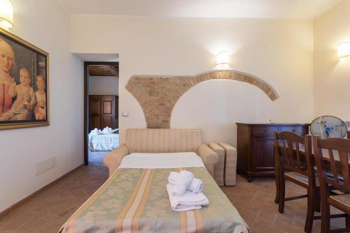 Zona soggiorno