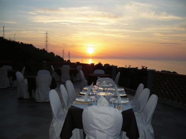 Relax in Ristorante Eolie con vista mare
