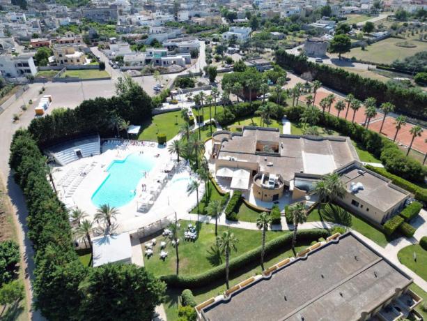 Vista dall'alto Torcito Resort Sport Village Puglia 