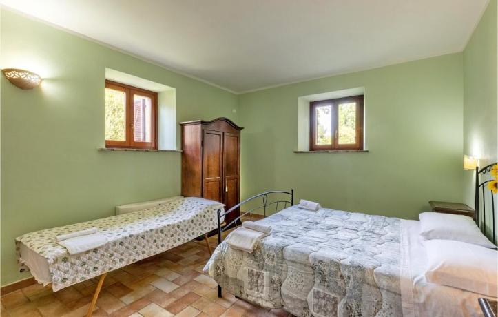 Camera da letto tripla agriturismo vicino Orvieto 