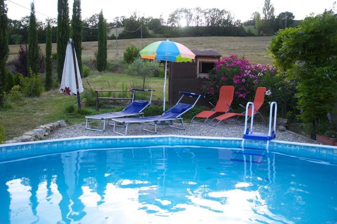 B&B vicino Umbertide con piscina  